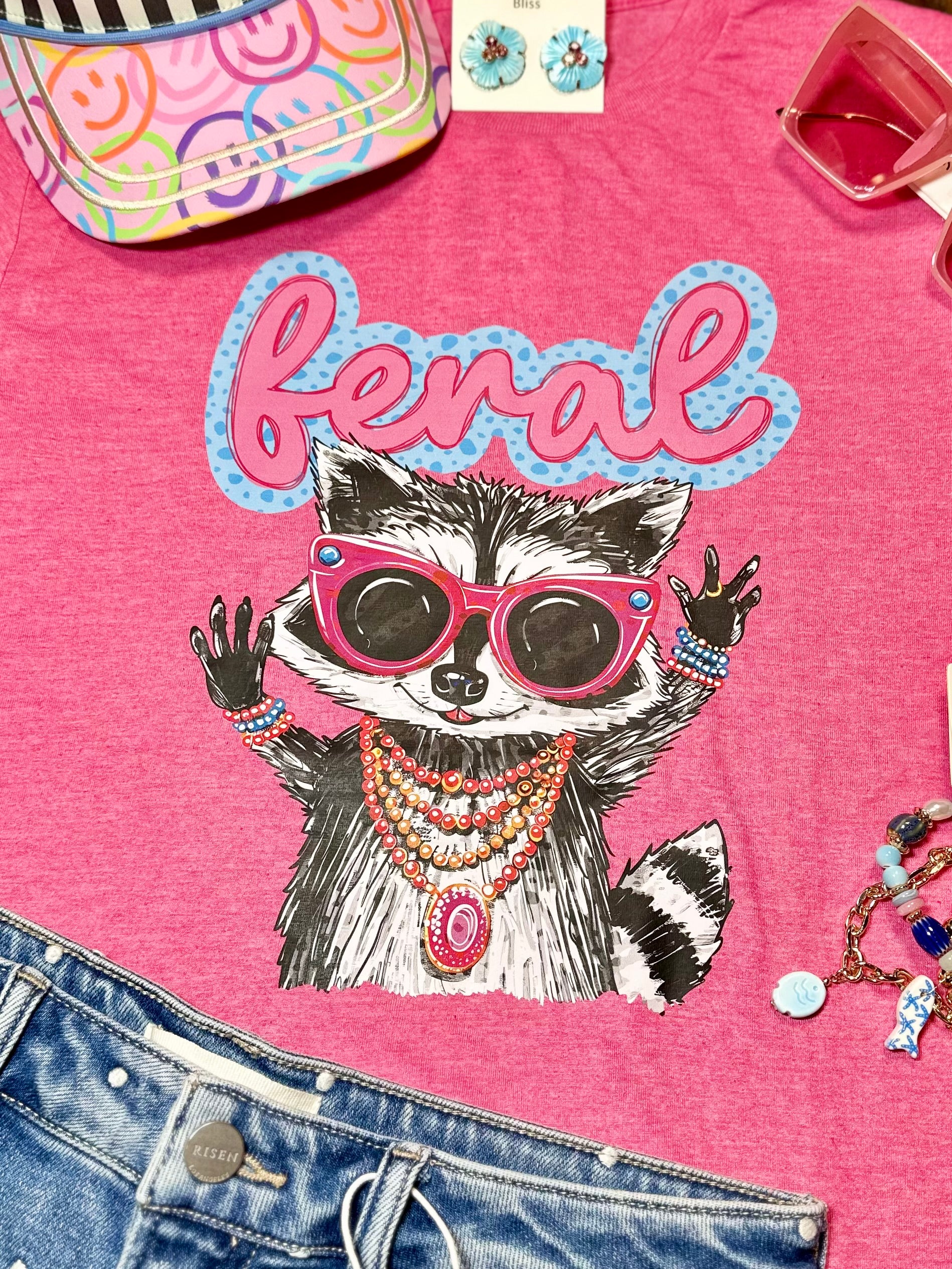 Feral” Bougie Raccoon T-Shirt – Enchanted Boutique on Main