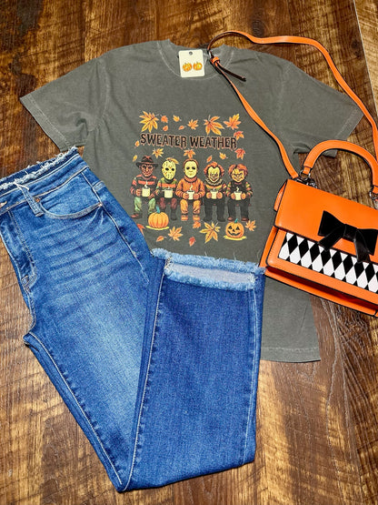 Horror Movie Sweater Weather T-Shirt