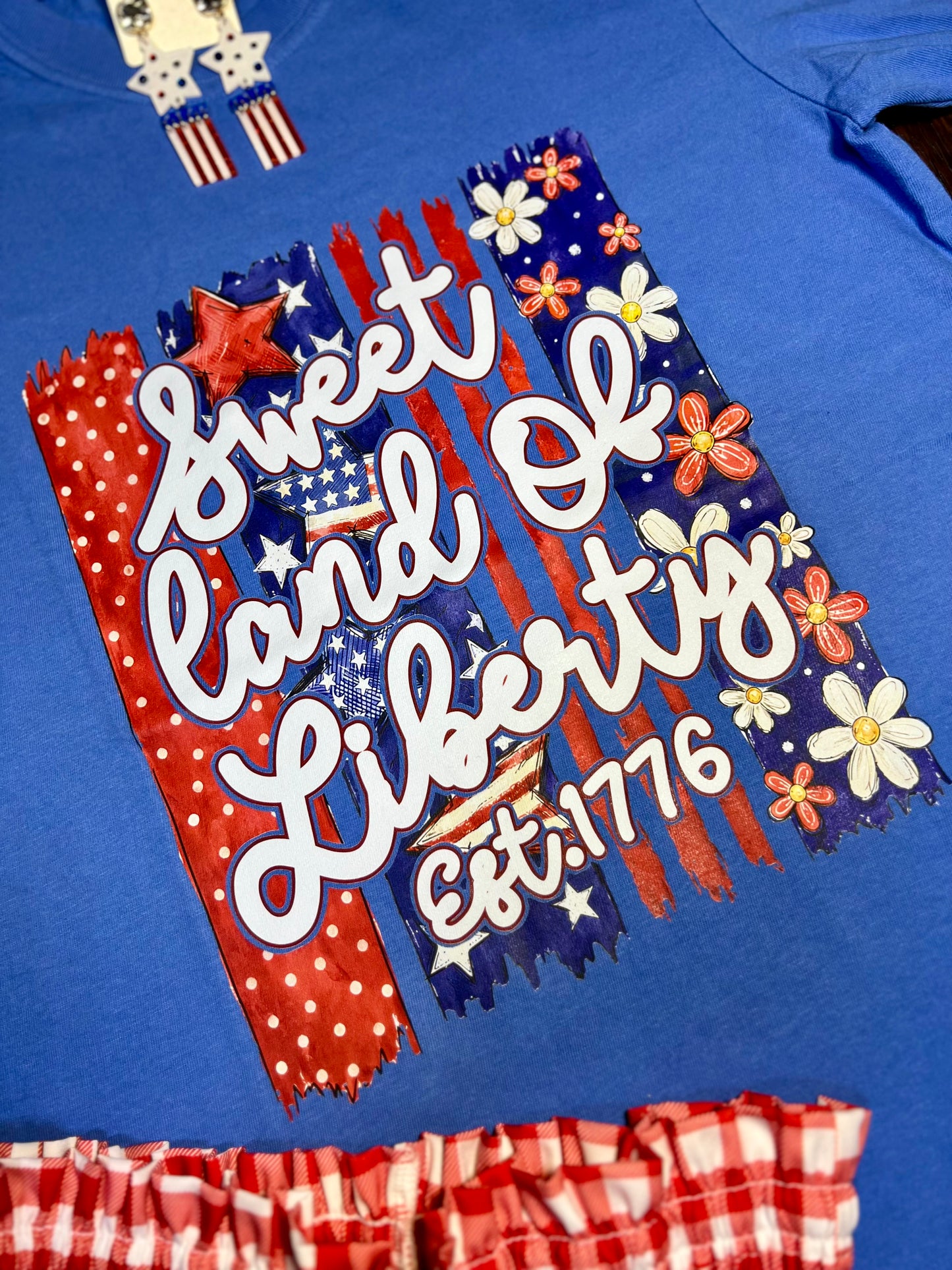 Comfort Colors Sweet Land of Liberty T-Shirt