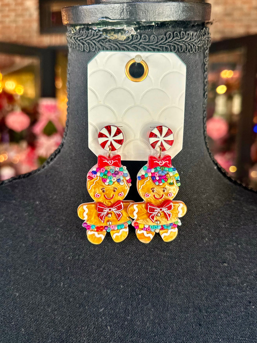 Gingerbread Girl Earrings