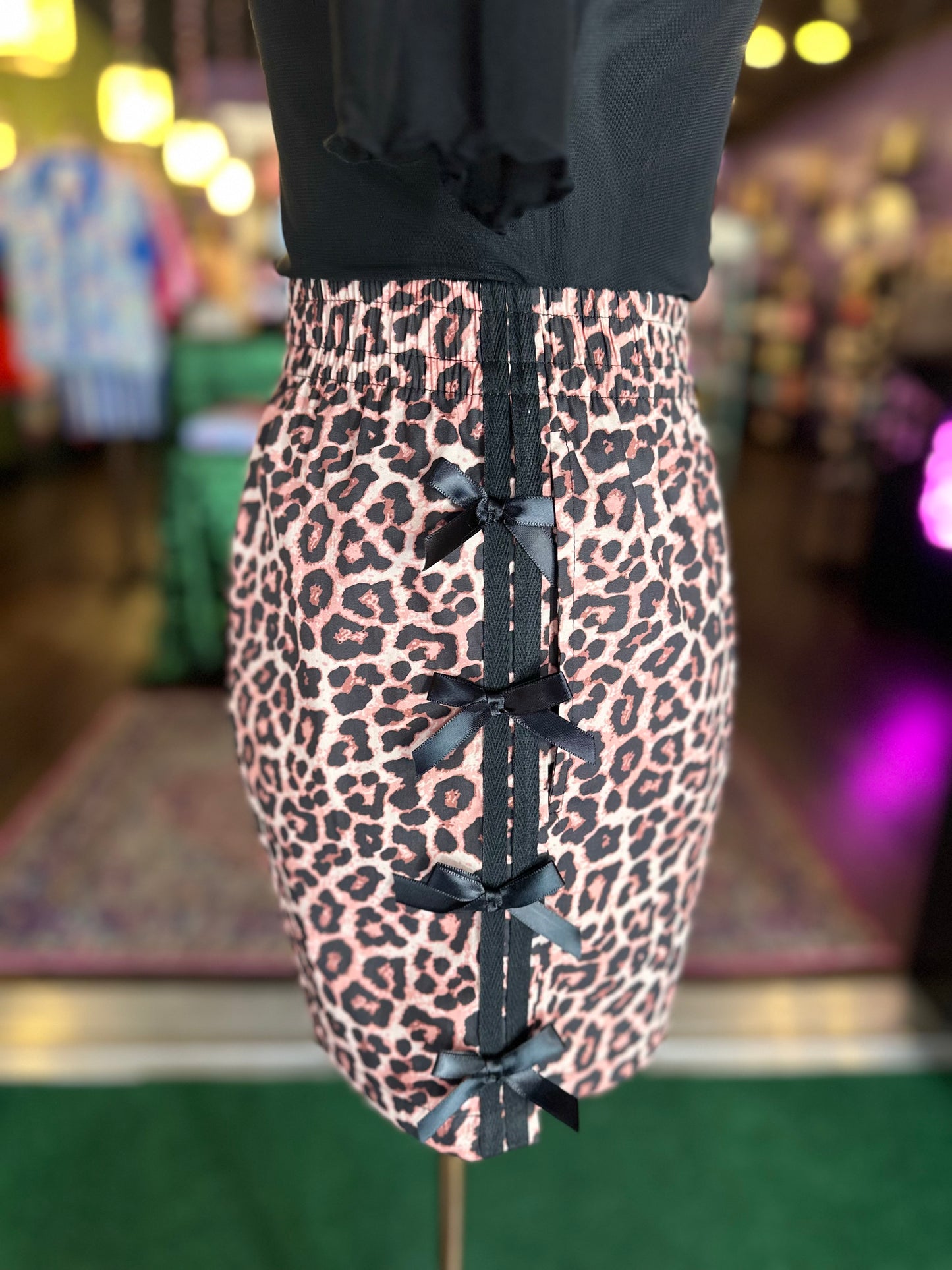 Safari Chic Leopard Boxer Shorts