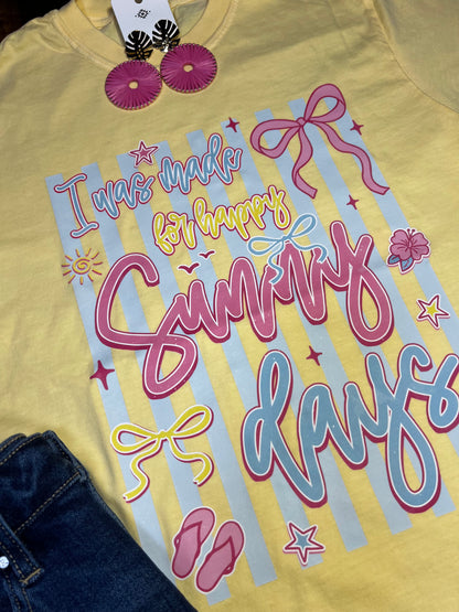 Comfort Colors Happy Sunny Days T-Shirt