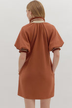 Load image into Gallery viewer, Clay Bubble Sleeve Mini Dress
