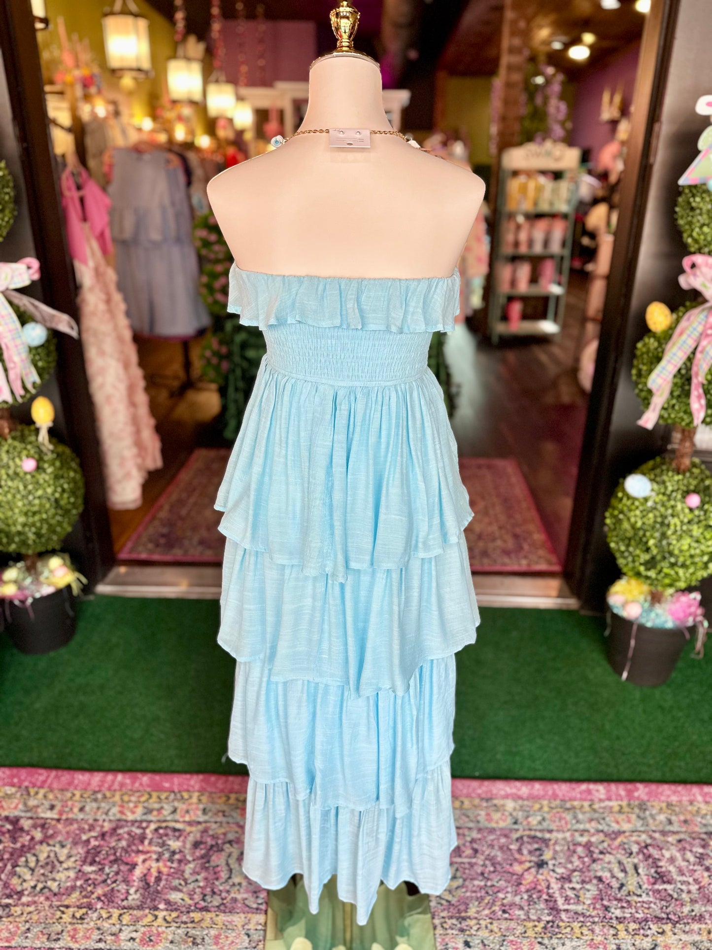 Ocean Whisper Maxi Dress