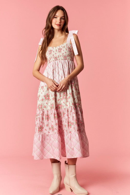 Southern Sweetheart Poplin Midi Dress
