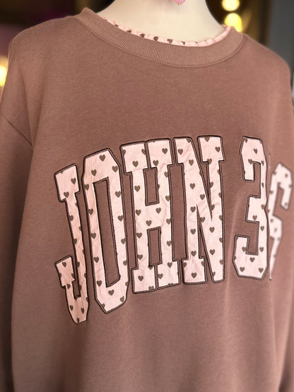 John 3:16 Mock Neck Sweatshirt