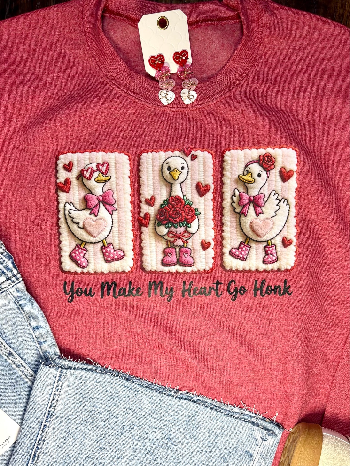You Make My Heart Go Honk Sweatshirt