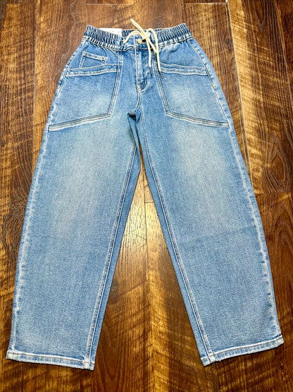 Vervet Upstanding Wide Barrel Jeans
