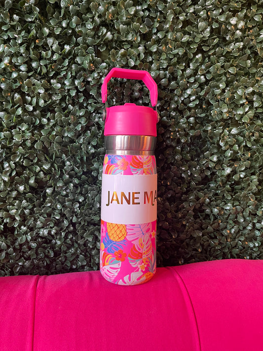 Tropical 22oz Water Bottle