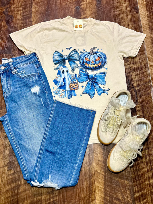 Denim blue Halloween Comfort Colors T-Shirt