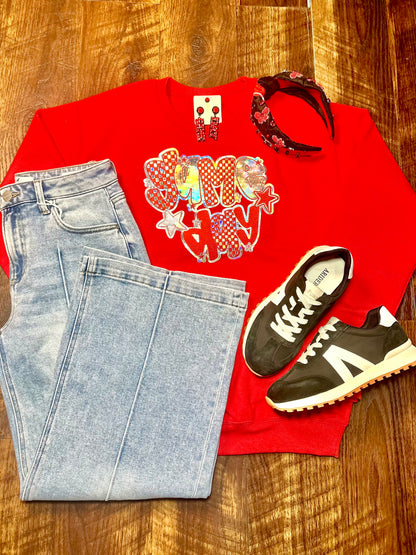 Red Game Day Sweatshirt