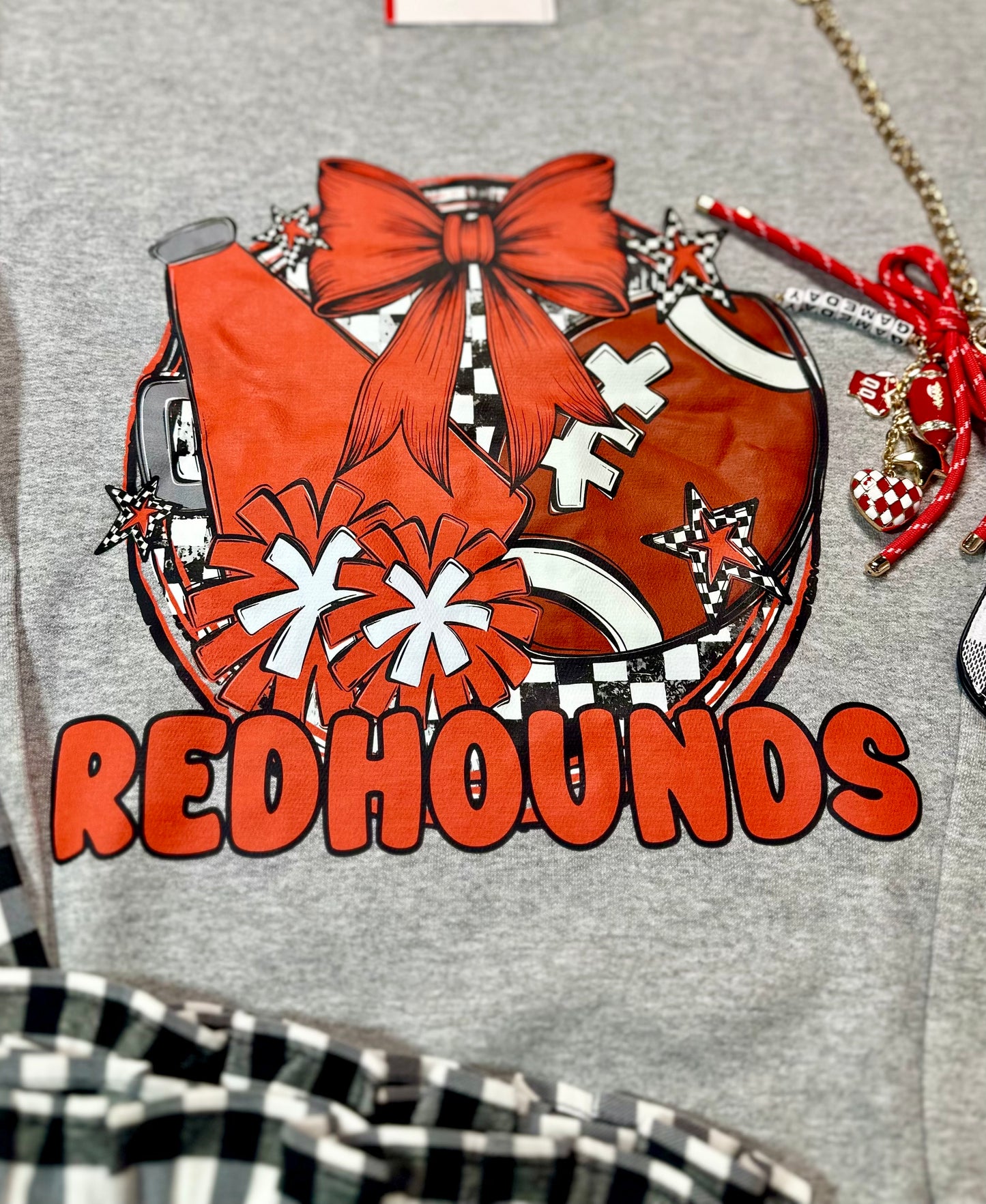 Redhounds Football Cheer Sweatshirt