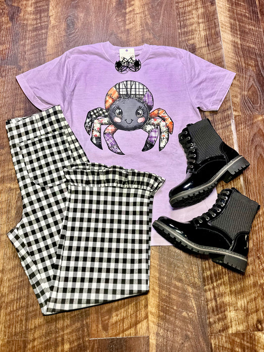 Comfort Colors Coquette Patchwork Spider T-Shirt