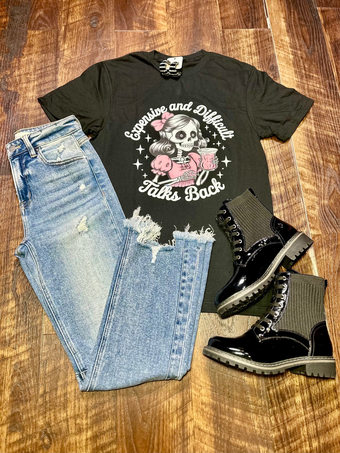 Halloween Expensive and Difficult, Talks Back T-Shirt