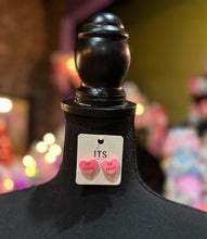 Load image into Gallery viewer, Be Mine Heart Candy studs
