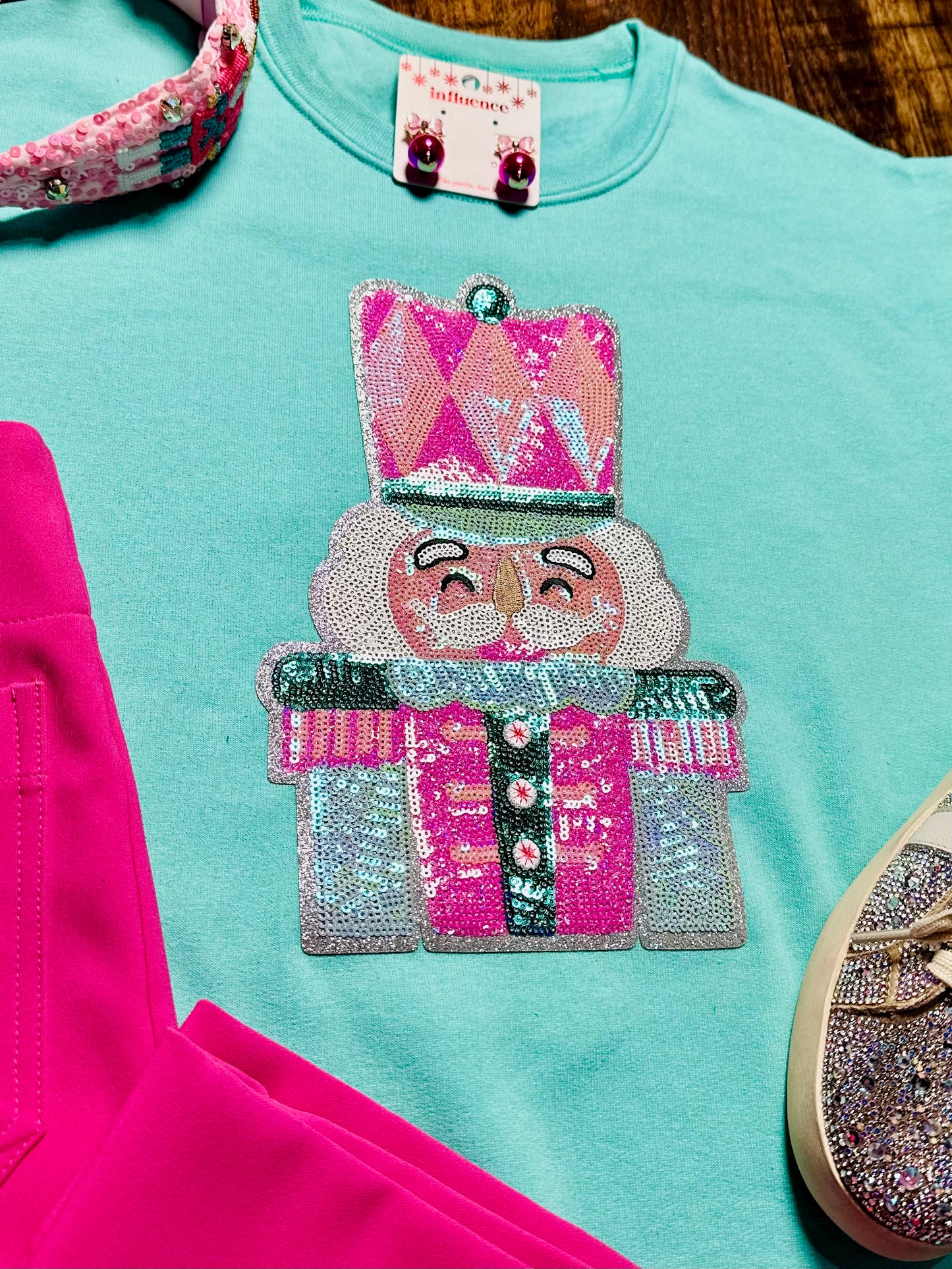 Sequin Nutcracker Sweatshirt