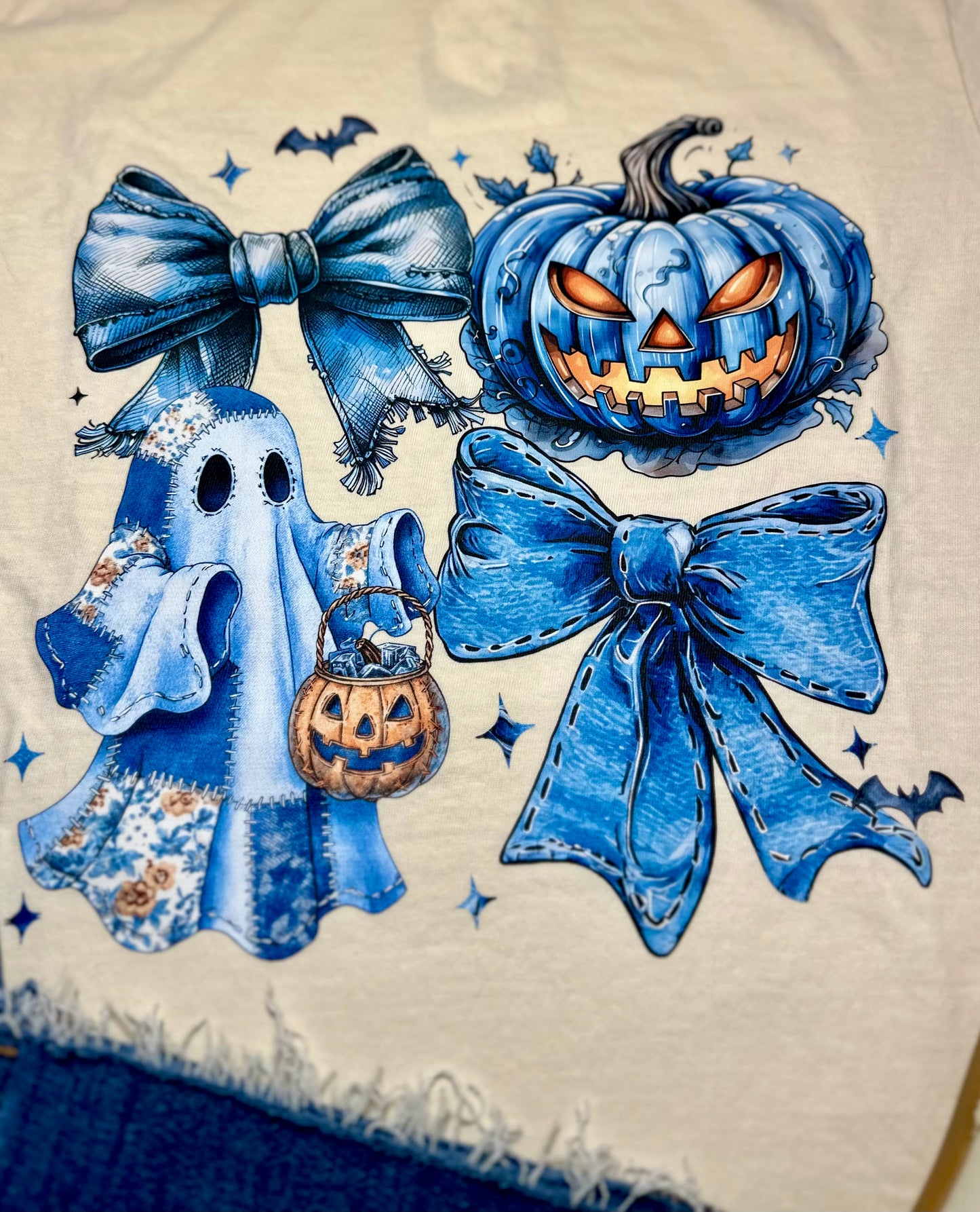 Denim blue Halloween Comfort Colors T-Shirt