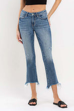 Load image into Gallery viewer, Mid Rise Distressed Bootcut Jeans
