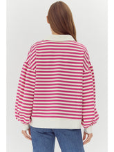 Load image into Gallery viewer, Fuchsia Striped Pullover
