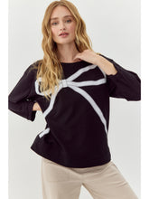 Load image into Gallery viewer, Black Ribbon Sweatshirt
