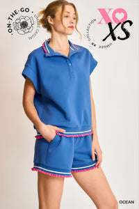 Luxeknit Ruffle Trim Pullover & Skirt Set