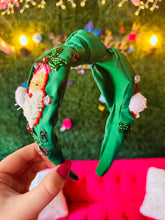 Load image into Gallery viewer, Beaded Santa Claus Headband
