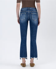 Load image into Gallery viewer, Lovervet Mid Rise Crop Kick Flare Jeans
