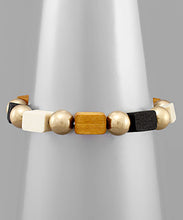 Load image into Gallery viewer, Wood &amp; Bead Bracelets
