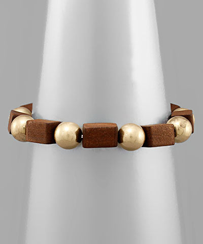 Wood & Bead Bracelets