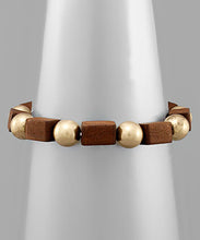 Load image into Gallery viewer, Wood &amp; Bead Bracelets
