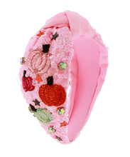 Load image into Gallery viewer, Sequin Pumpkin Headbands
