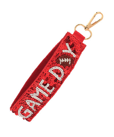 GAMEDAY Sequin Keychain Strap