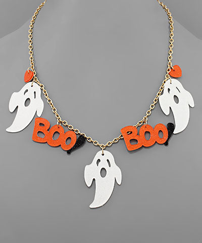 Halloween Ghost Necklace