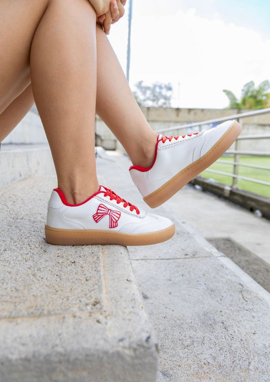 Jessie 2 Red Bow Sneakers