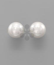 Load image into Gallery viewer, 16mm White Pearl Studs
