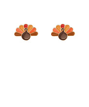 Load image into Gallery viewer, Thanksgiving Turkey Studs
