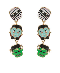 Halloween Characters Drop Earrings