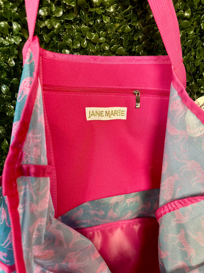 On The Move Mesh Beach Bag