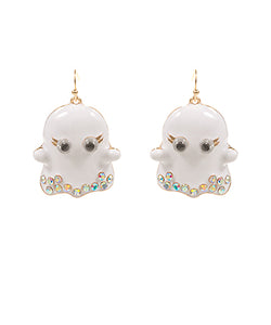 Googly Eye Ghost Earrings