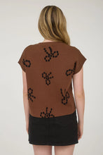 Load image into Gallery viewer, Brown &amp; Black Bow Patterned Sweater
