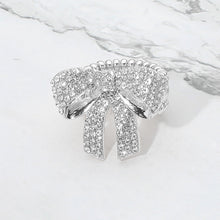 Load image into Gallery viewer, Rhinestone Paved Bow Ring
