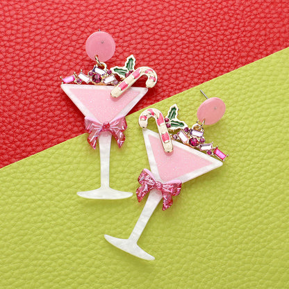 Christmas Cocktail Earrings