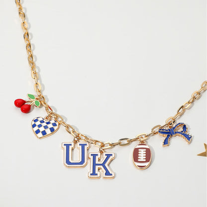 UK Football Charm Necklace