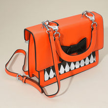 Load image into Gallery viewer, Halloween Harlequin Patterned Handbag / Crossbody
