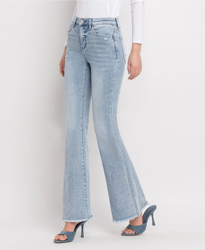 Lovervet Light Wash High Rise Flare Jeans