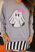 Load image into Gallery viewer, Gigi the Ghost Metallic Pullover

