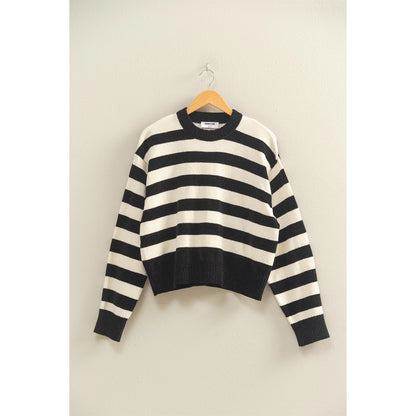 Black & White Striped Sweater