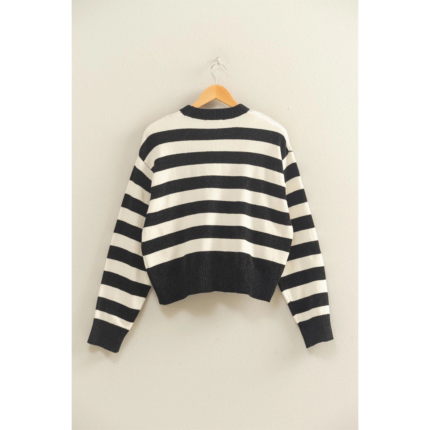 Black & White Striped Sweater