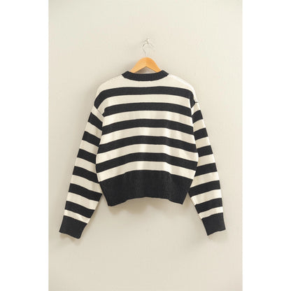 Black & White Striped Sweater