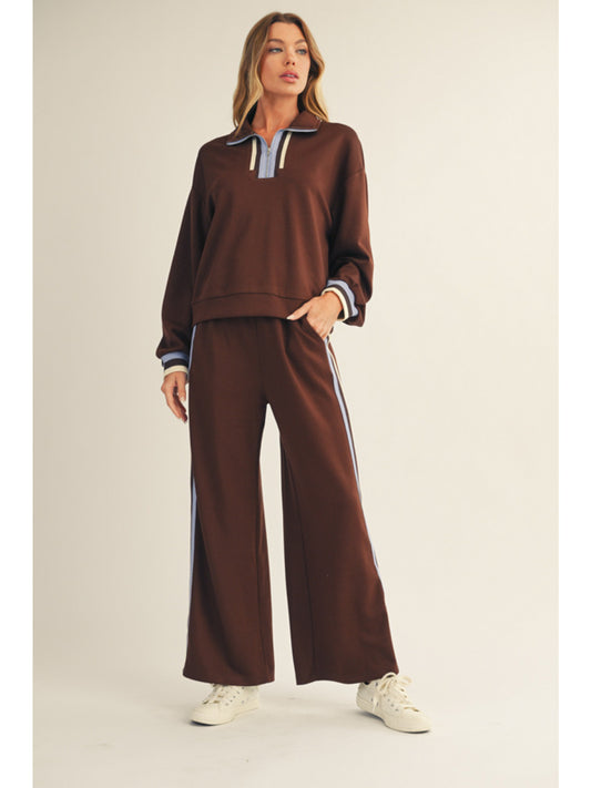 Brown ColorBlock Accent Set